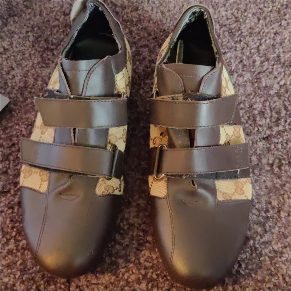 Vintage Gucci Velcro shoes